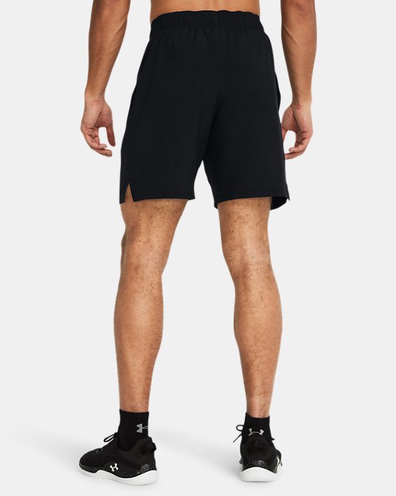 Men's UA Tech™ Woven Wordmark Shorts, Black, pdpMainDesktop image number 1